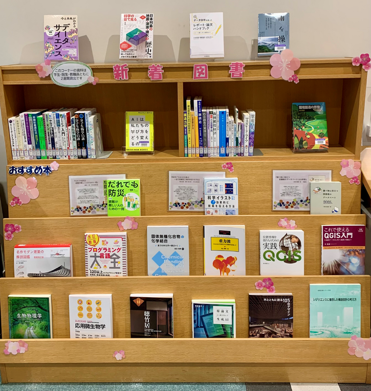 新着図書コーナー写真