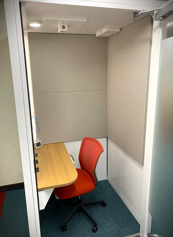 防音ブース 内装写真